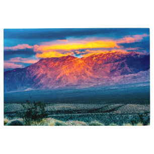 Impresión En Metal Montañas Vírgenes Sunset 36 X 24