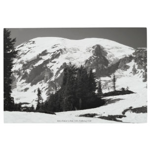 Impresión En Metal Monte Rainier en junio