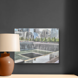 Impresión En Metal Monumento a la Zona Cero 911