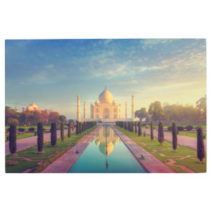 Impresión En Metal Monumentos   Colores del Taj Mahal