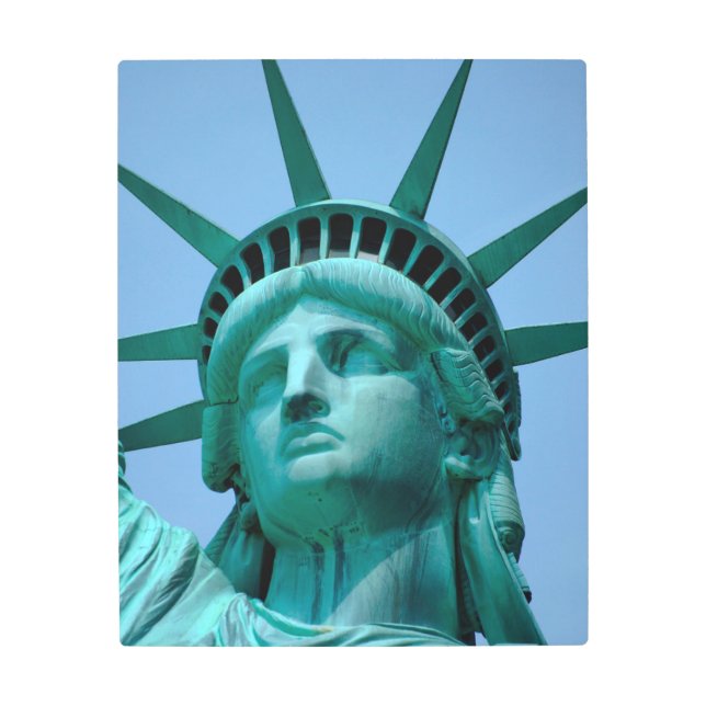 Impresión En Metal Monumentos | Estatua de la Libertad (Anverso)
