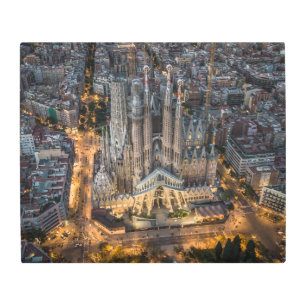 Impresión En Metal Monumentos La Sagrada Familia
