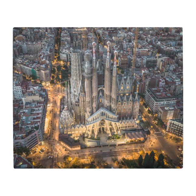Impresión En Metal Monumentos | La Sagrada Familia (Anverso)