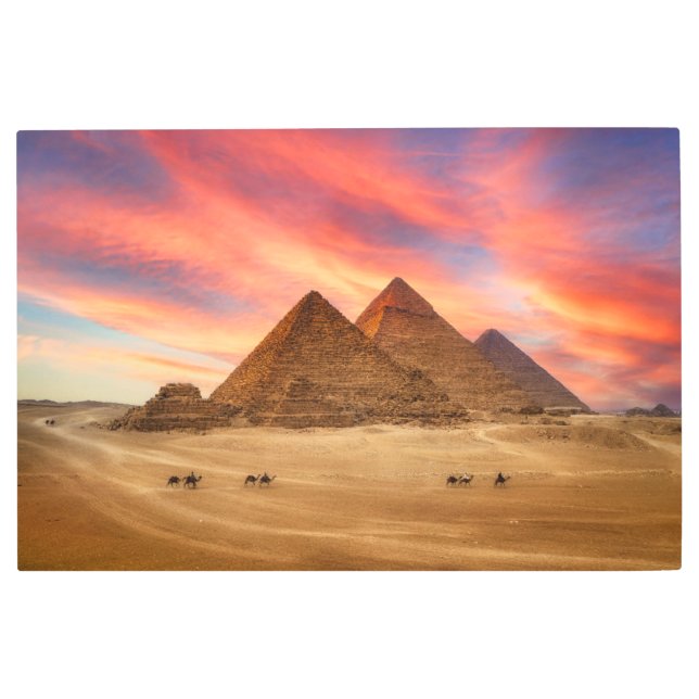 Impresión En Metal Monumentos | Las grandes pirámides (Anverso)