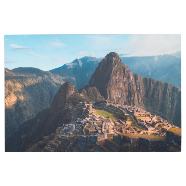 Impresión En Metal Monumentos | Machu Picchu, Perú (Anverso)