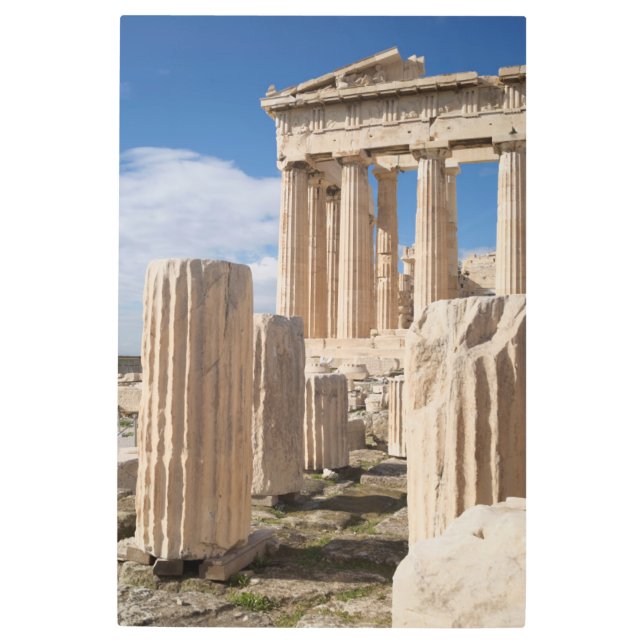 Impresión En Metal Monumentos | Partenón Acrópolis Atenas Grecia (Anverso)