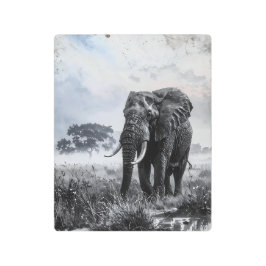 Impresión En Metal Moody Elephant Metal Print