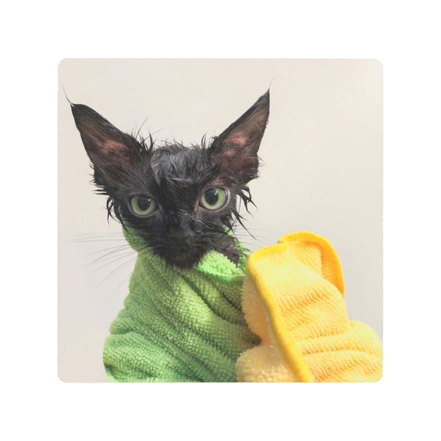 Impresión En Metal Moop, después del baño, en metalizado (Anverso)