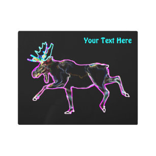 Impresión En Metal Moose eléctrico