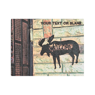 Impresión En Metal Moose místico - Tzfat