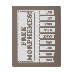 Impresión En Metal Morphemes gratis