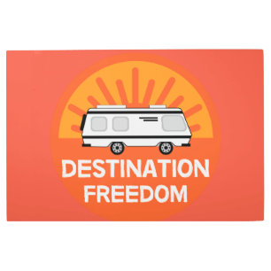 Impresión En Metal Motorhome Camping Autopistas de camping RV Mug