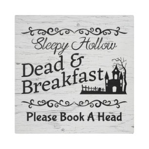 Impresión En Metal Muerto y desayuno