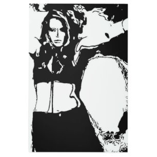 Impresión En Metal Mujer Bruja