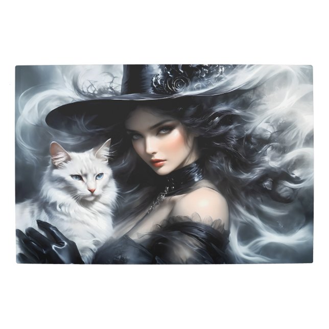 Impresión En Metal Mujer Bruja 1 (Anverso)