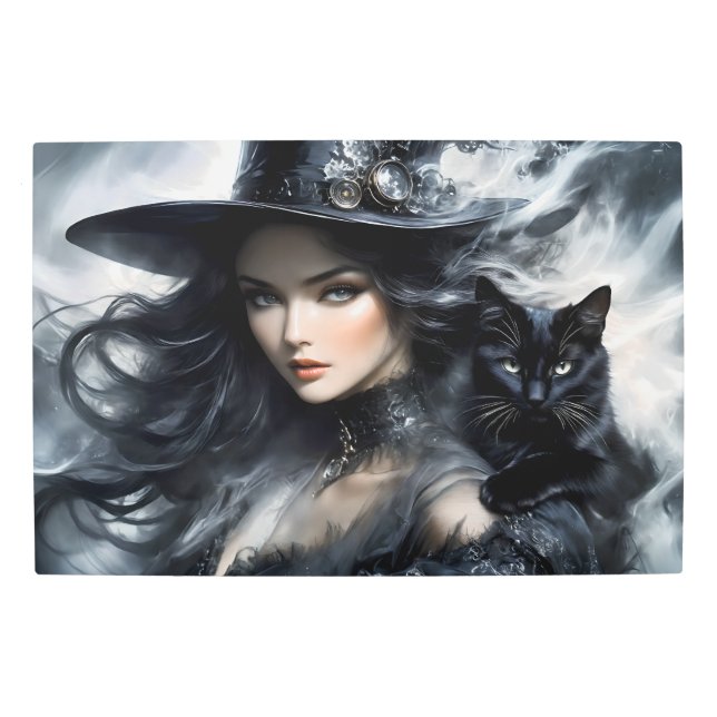 Impresión En Metal Mujer Bruja 11 (Anverso)