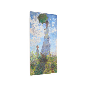 Impresión En Metal Mujer con parasol   Monet  