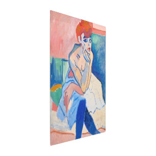 Impresión En Metal Mujer en una quimera   Andre Derain