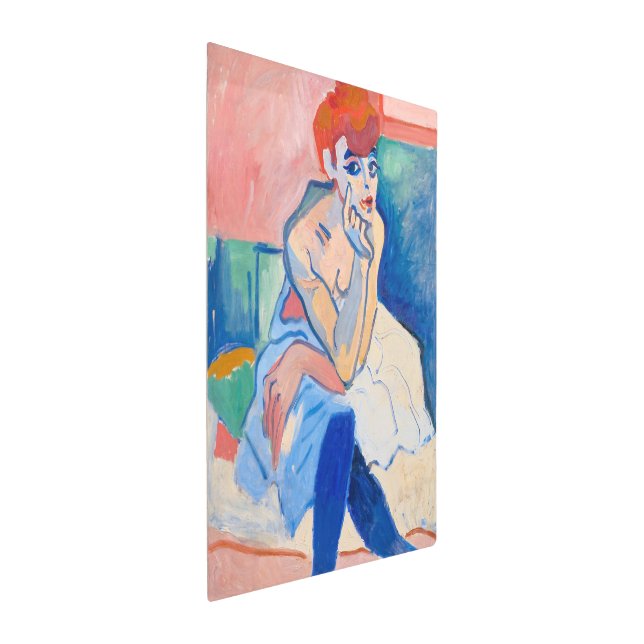 Impresión En Metal Mujer en una quimera | Andre Derain | (3/4)