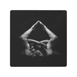 Impresión En Metal Mujer hermosa