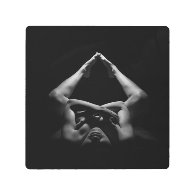 Impresión En Metal Mujer hermosa (Anverso)