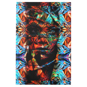 Impresión En Metal Mujer hermosa atada con cuerdas