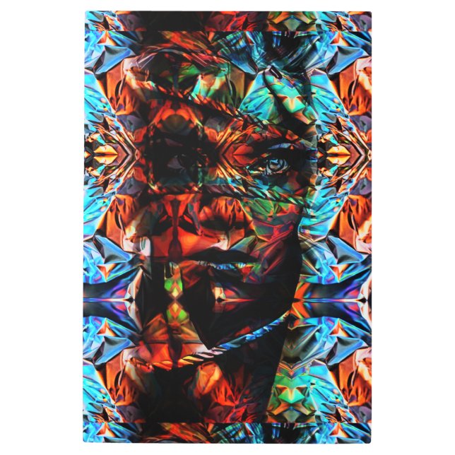 Impresión En Metal Mujer hermosa atada con cuerdas (Anverso)