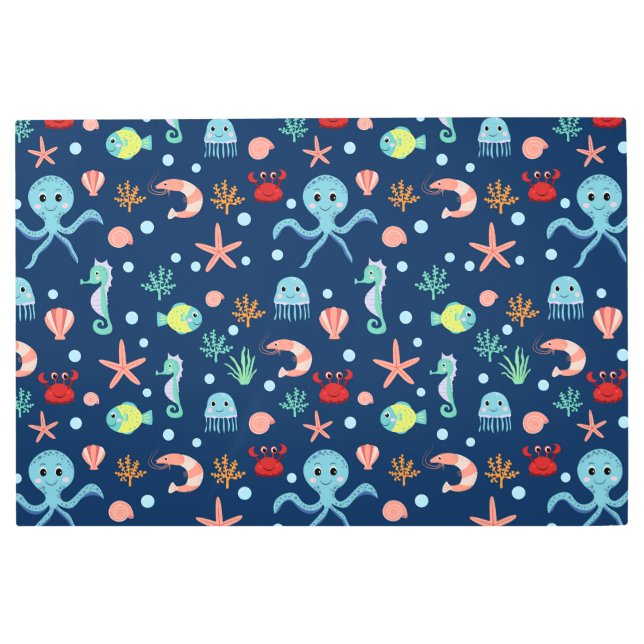 Impresión En Metal Mundo del Mar (Anverso)