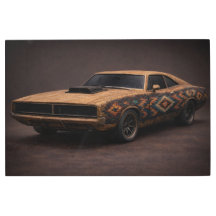Músculo de Coche Deportivo de Cerilla Quemada — Ar