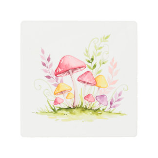 Impresión En Metal Mushrooms