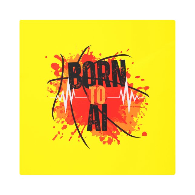 Impresión En Metal Nacido en AI (Anverso)