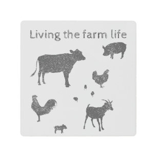 Impresión En Metal Nacido en un granero