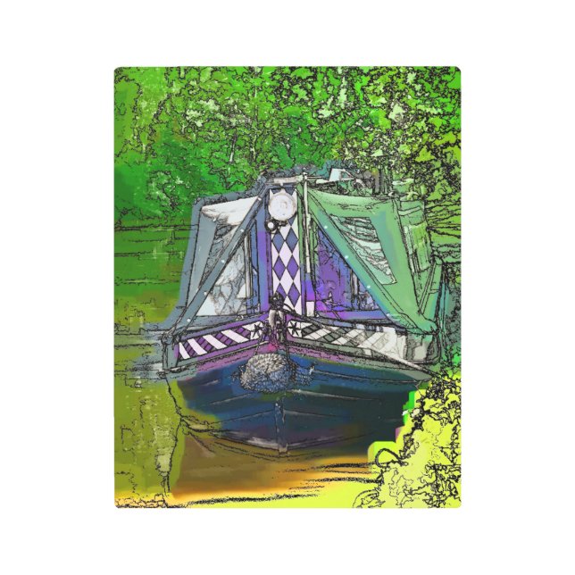 IMPRESIÓN EN METAL NARROWBOATS (Anverso)