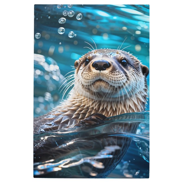 Impresión En Metal Natación en aguas termales (Anverso)