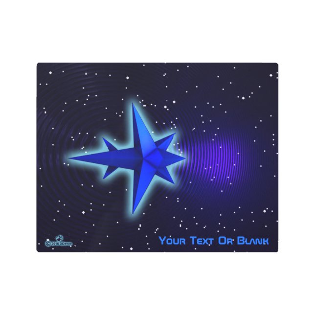 Impresión En Metal Nave espacial de la unidad de gravedad (Anverso)