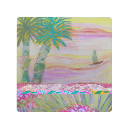 Impresión En Metal Navegando solo