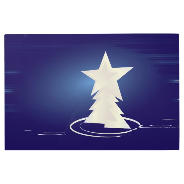 Impresión En Metal Navidades blancos (Anverso)