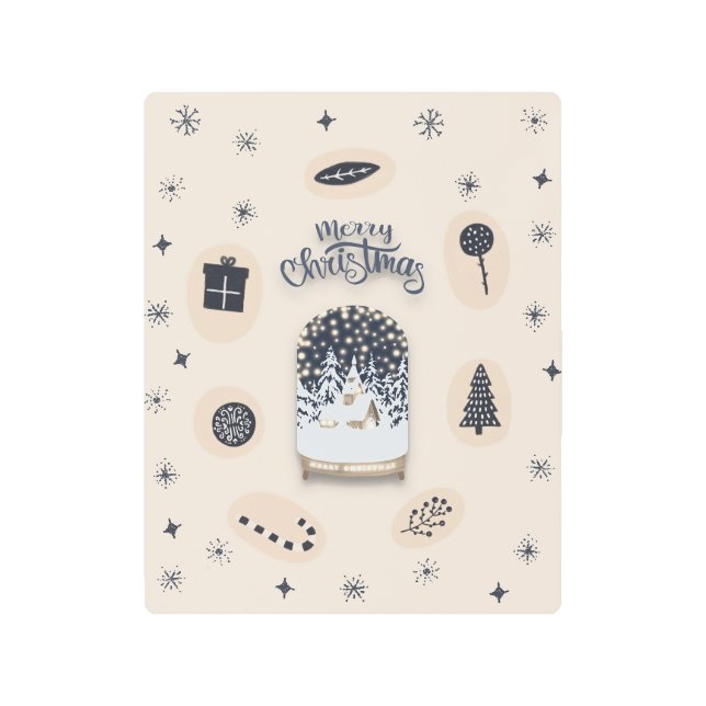 Impresión En Metal navidades brillantes de holydays_2_a_2 (Anverso)