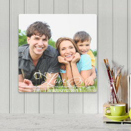 Impresión En Metal Navidades elegantes de amor con estilo Foto person