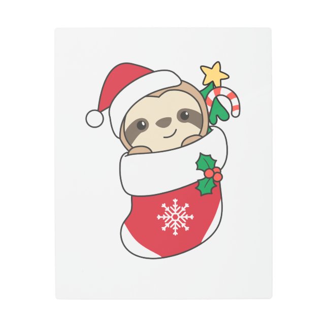 Impresión En Metal Navidades eslovacos Nieve animaciones de invierno (Anverso)