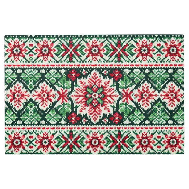 Impresión En Metal Navidades/Feria de invierno isla roja y verde (Anverso)