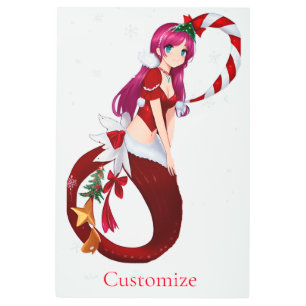 Impresión En Metal Navidades Pixie Mermaid Thunder_Cove