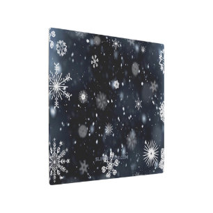 Impresión En Metal Navidades SlipperyJoe cayendo varios tamaños de fo