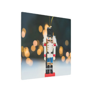 Impresión En Metal Navidades SlipperyOrnamento figurio nutcracker de 