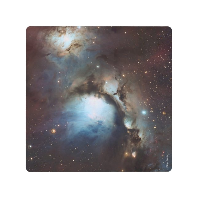 Impresión En Metal Nebula Orion Astronomía estrellas del cielo beige  (Anverso)