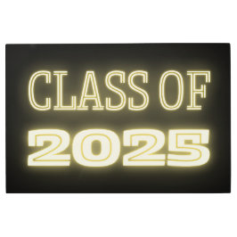 Impresión En Metal Neon Class of 2025 Wall Art - Personalizable