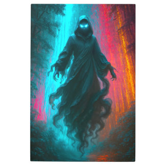 Impresión En Metal Neon Wraith: Spectral Forest Glow