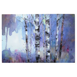 Impresión En Metal Nevada en el Birch Encantado