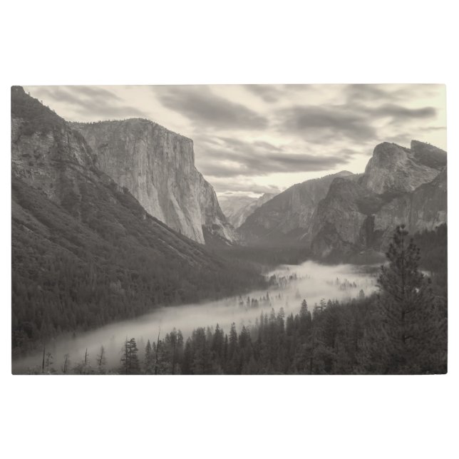 Impresión En Metal Niebla en el valle (Anverso)