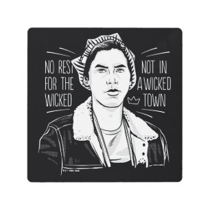 Impresión En Metal No Hay Resto Para Los Malvados